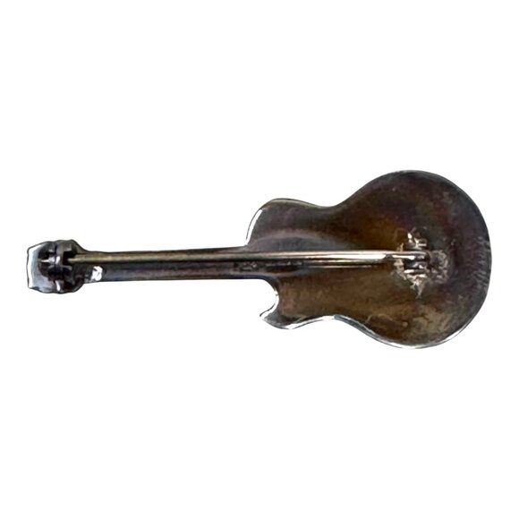 NEW 1994 Vintage Les Paul Guitar Sterling Silver HARD ROCK CAFE LONDON Pin Badge - Picture 6 of 6